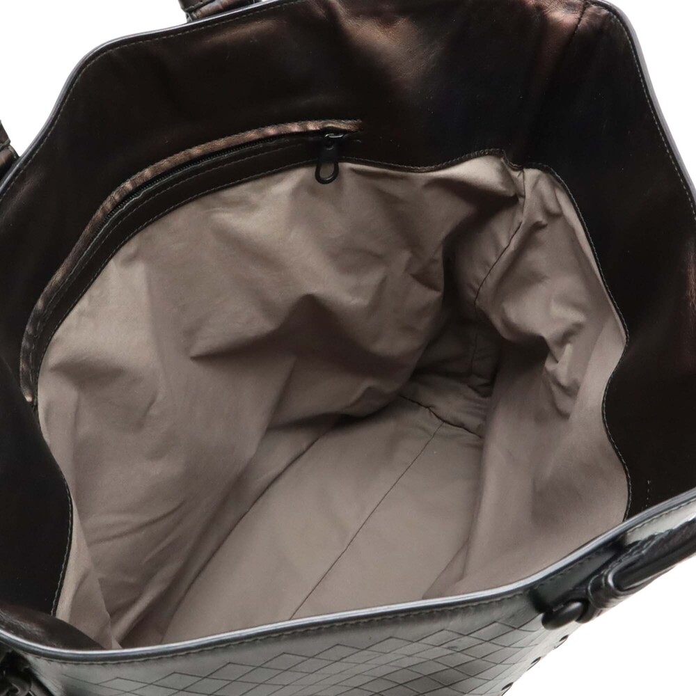 Pre-Loved Bottega Veneta Bicolor Nappa Intrecciato Imperatore Convertible Tote - Picture 3 of 9
